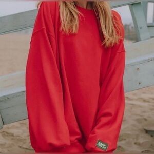 Daily Drills Heart Oversized Crew XS/S